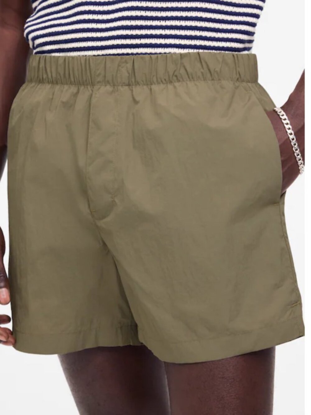 New MADEWELL Men's Active Shorts in Pressed Sage Green Size Medium Activewear M